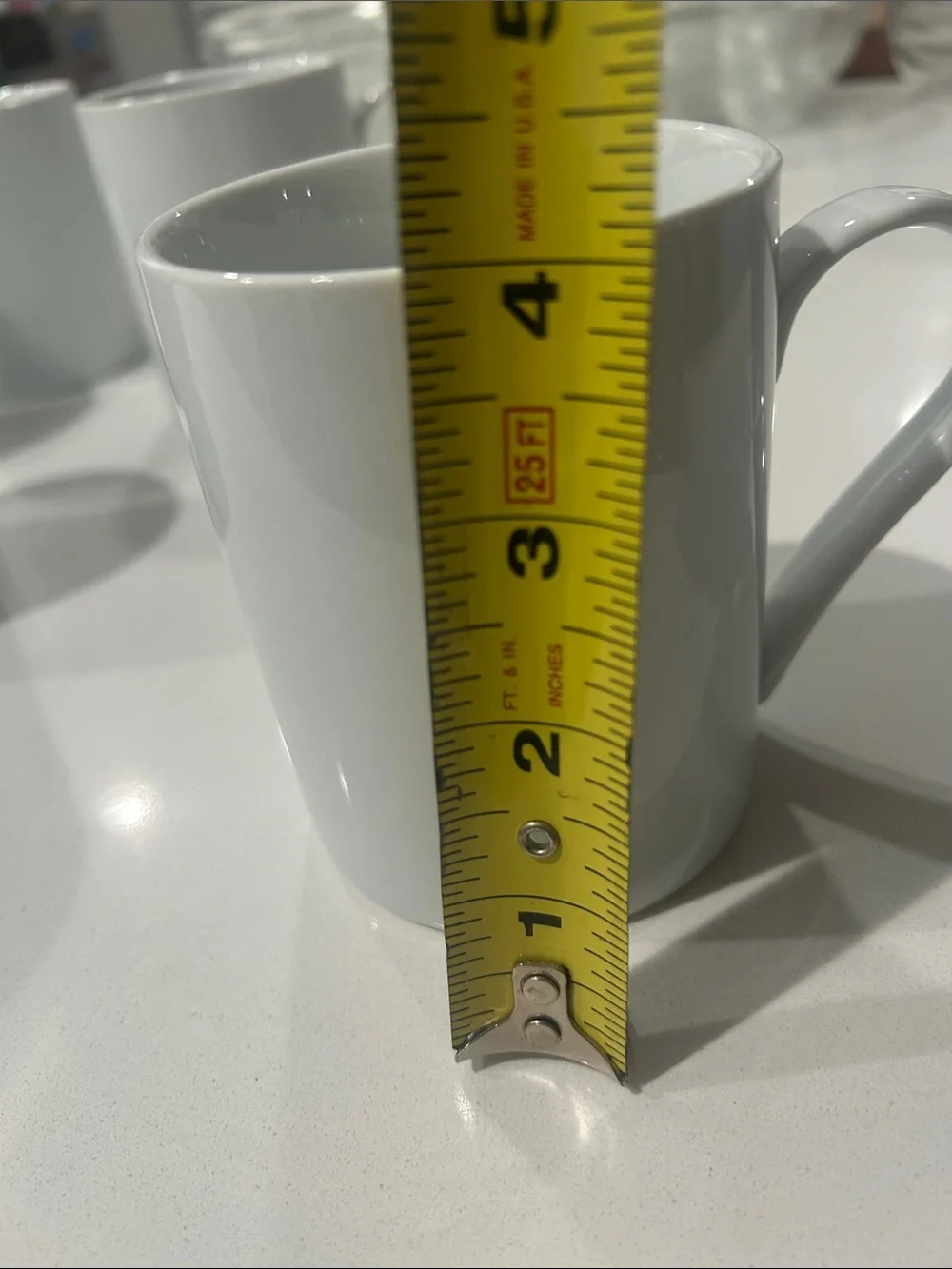 Williams Sonoma Open Kitchen White Ceramic Coffee Mugs - Set of 5